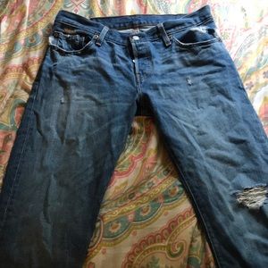 Levi’s 501 “boyfriend” jeans